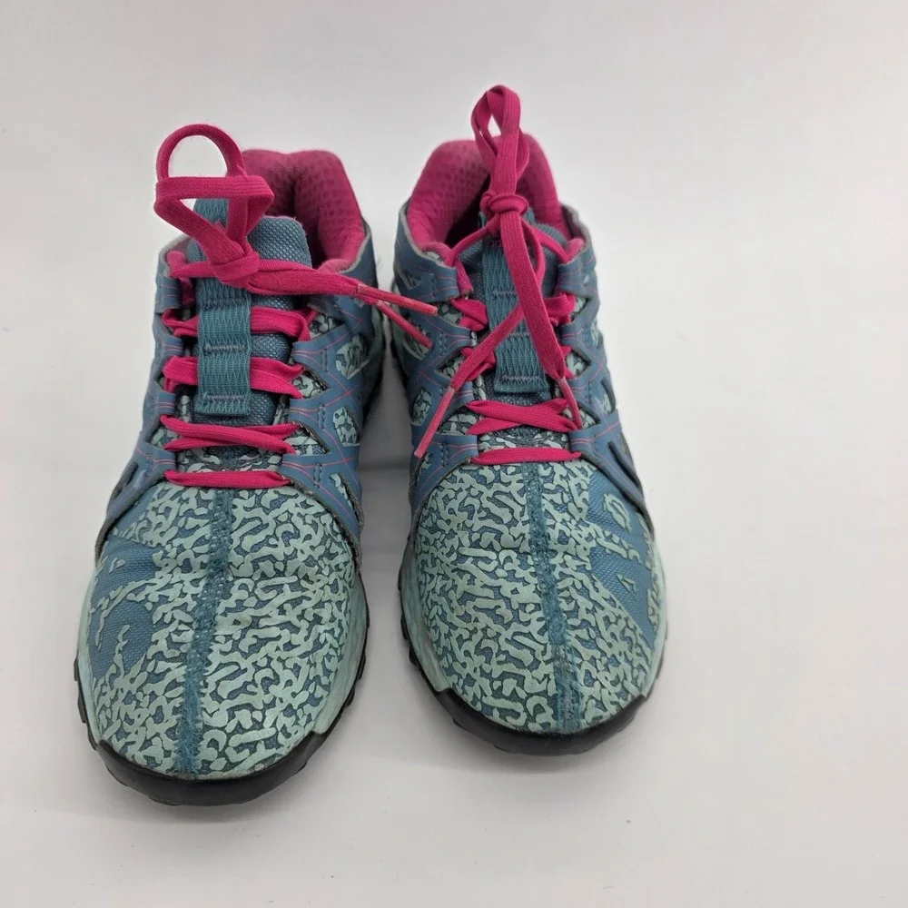 Adidas Vigor Bounce Aqua Pink Running Sneakers Shoes Kid's Youth - SZ 4